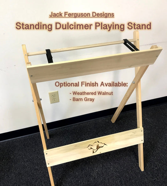 Standing Dulcimer Playing Stand - optional finish - #1005